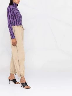 Dsquared2 pantalon ample à taille haute