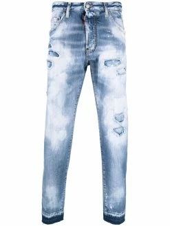 Dsquared2 jean slim à effet délavé
