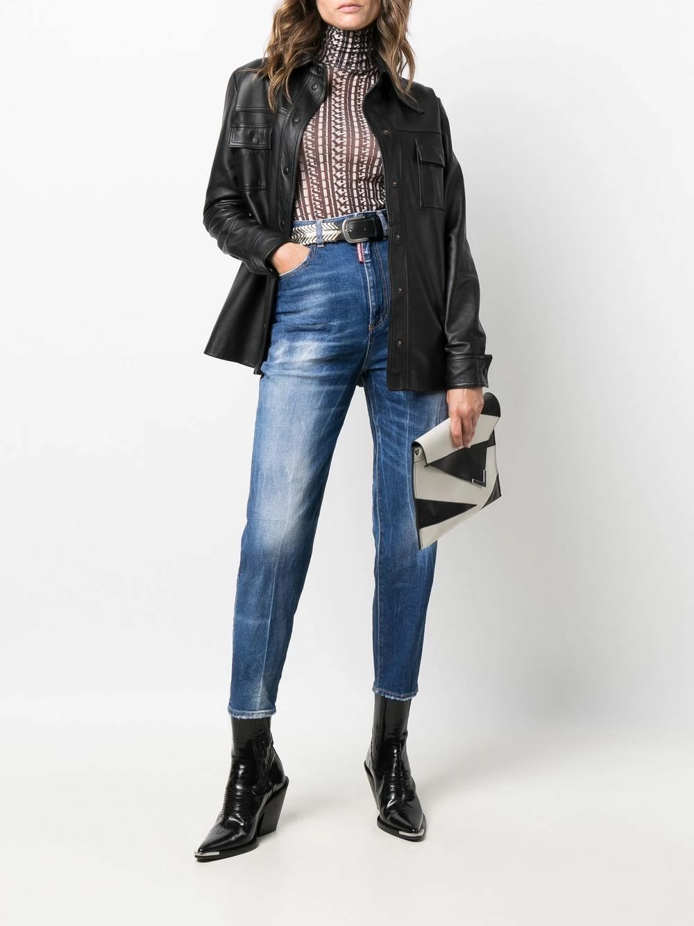 Dsquared2 Jean skinny à effet usé Bon Rapport Coût-Efficacité jeans skinny femme 4 Dsquared2 jean skinny à effet usé