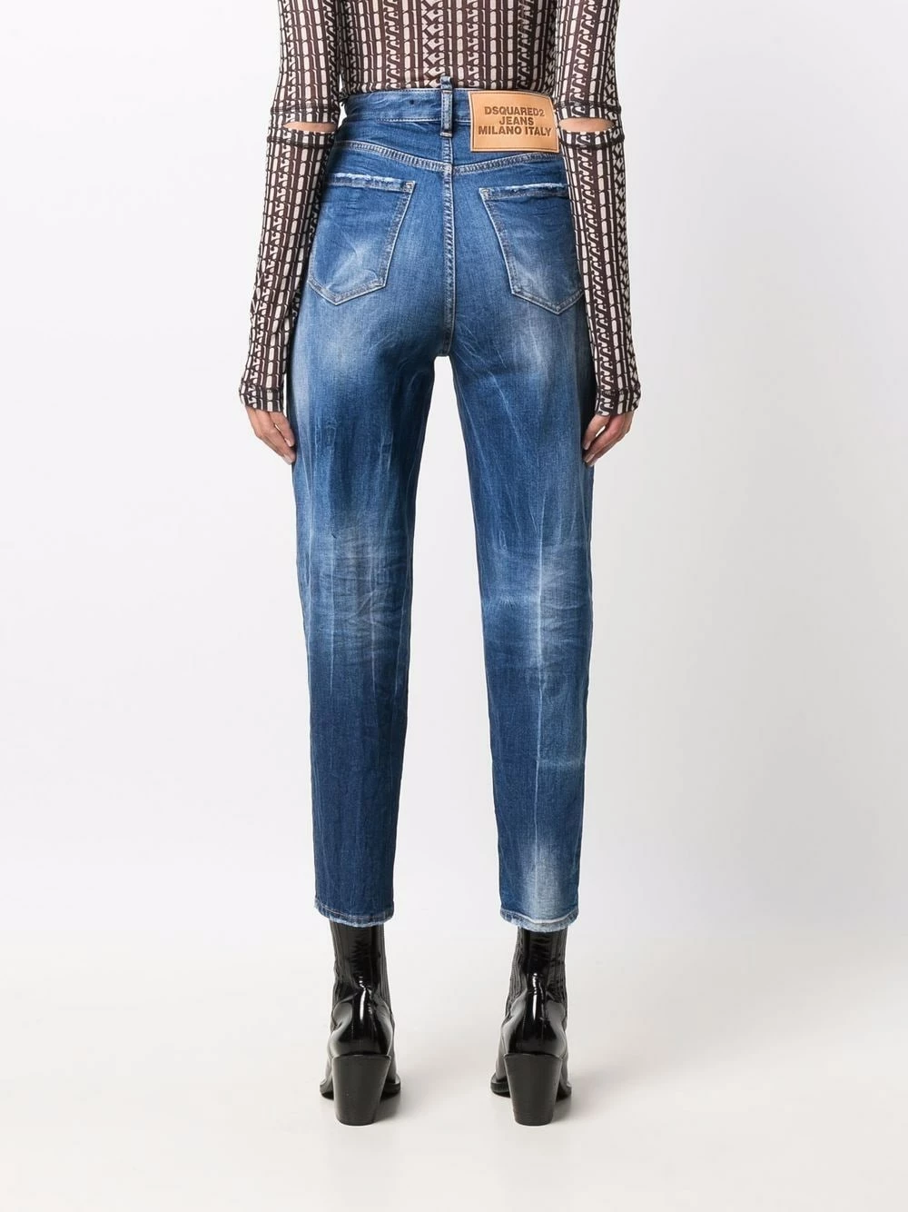 Dsquared2 Jean skinny à effet usé Bon Rapport Coût-Efficacité jeans skinny femme 6 Dsquared2 jean skinny à effet usé