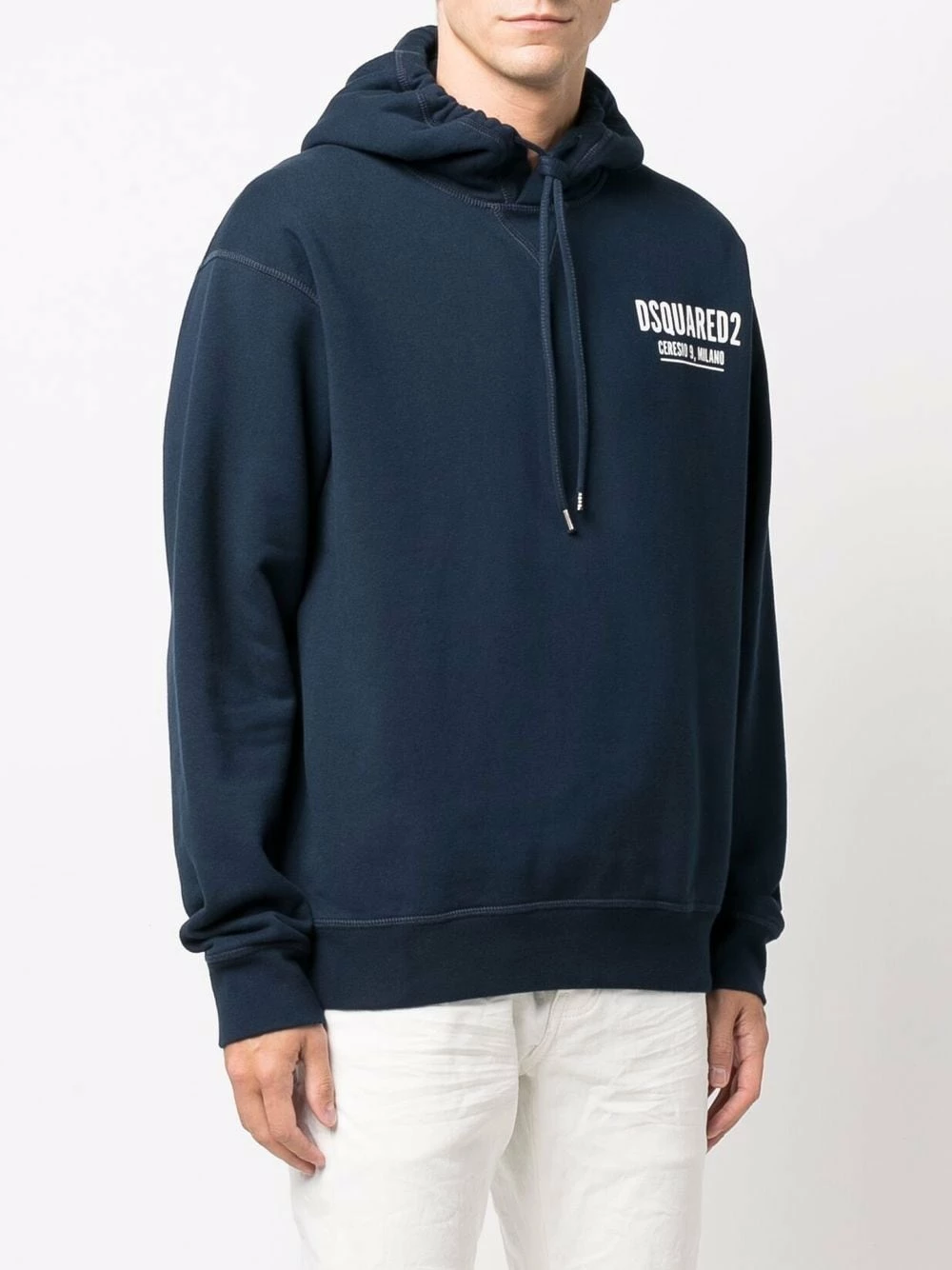Dsquared2 Hoodie à logo poitrine Petit Prix hoodies homme 5 Dsquared2 hoodie à logo poitrine