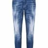 Dsquared2 jean délavé à taille haute