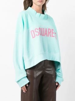 Dsquared2 sweat crop à logo imprimé