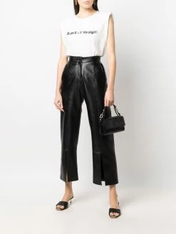 Dsquared2 sac porté épaule en cuir à breloque logo