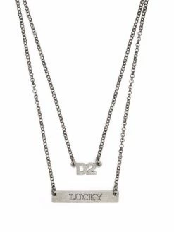 Dsquared2 collier à plaque logo