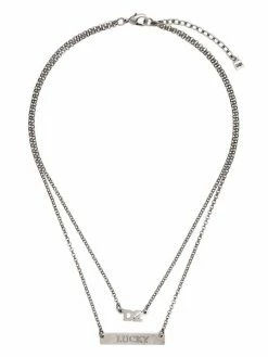 Dsquared2 collier à plaque logo
