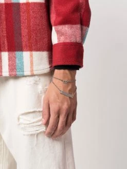 Dsquared2 bracelet à plaque logo