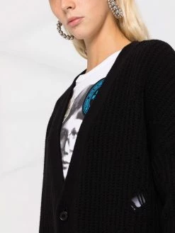 Dsquared2 cardigan en maille à effet usé