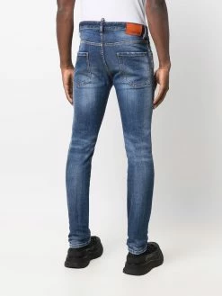 Prix Raisonnable Dsquared2 Jean à design patchwork jeans skinny homme 12 Dsquared2 jean à design patchwork