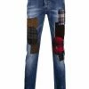 Dsquared2 jean à design patchwork