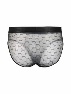 Dsquared2 slip en dentelle à logo imprimé