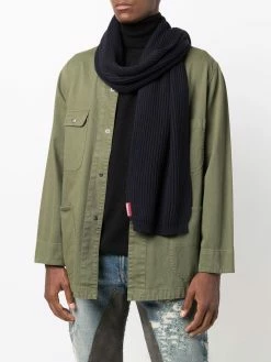 Dsquared2 ensemble bonnet-écharpe à patch logo