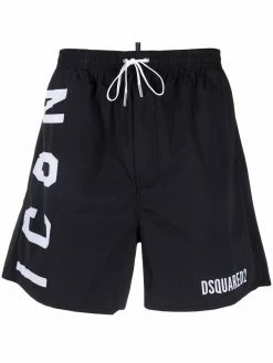 Dsquared2 short de bain à logo imprimé