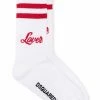 Dsquared2 chaussettes Lover à rayures
