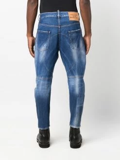 Dsquared2 En promotion Jean à effet usé jeans fuselés homme 12 Dsquared2 jean à effet usé