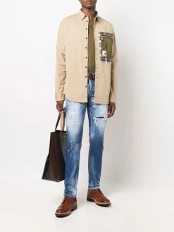 Dsquared2 jean à effet taches de peinture