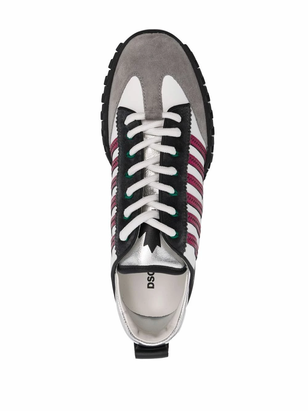 Dsquared2 Prix Compétitif Baskets à détails rayés femme 6 Dsquared2 baskets à détails rayés