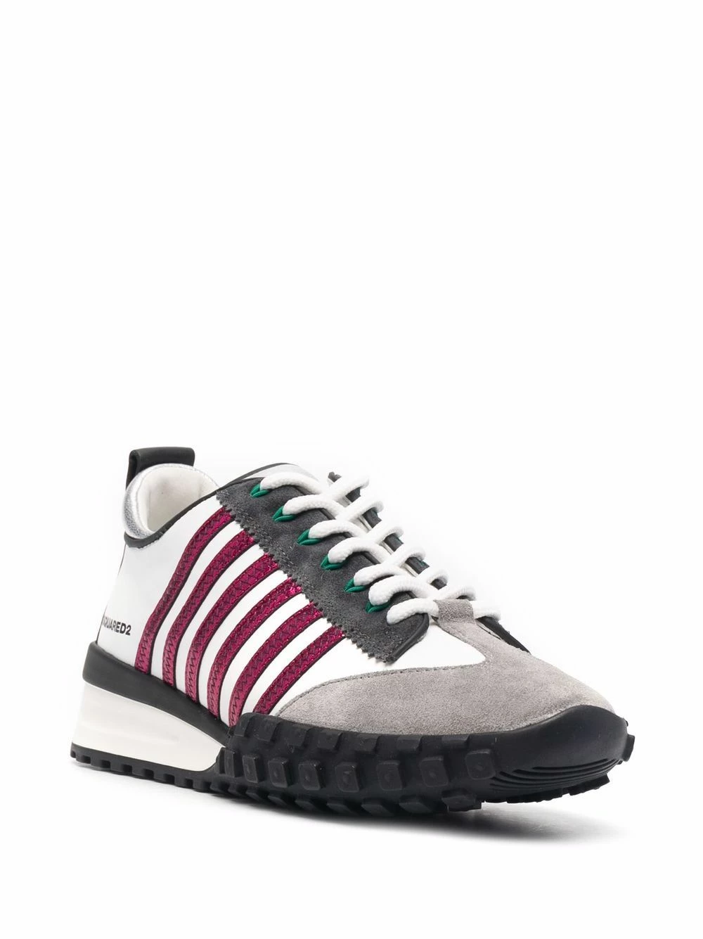 Dsquared2 Prix Compétitif Baskets à détails rayés femme 4 Dsquared2 baskets à détails rayés