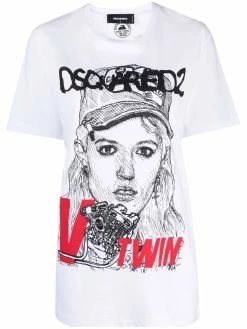 Dsquared2 t-shirt à imprimé graphique