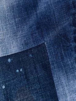 Dsquared2 Jean à détails effilochés Promos jeans courts femme 15 Dsquared2 jean à détails effilochés