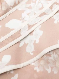 Dsquared2 robe-chemise ceinturée à fleurs