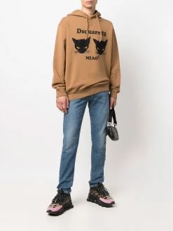 Dsquared2 hoodie à slogan imprimé