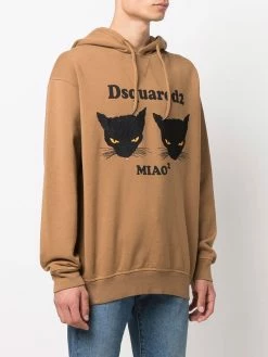Dsquared2 hoodie à slogan imprimé