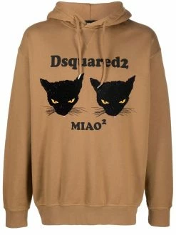 Dsquared2 hoodie à slogan imprimé