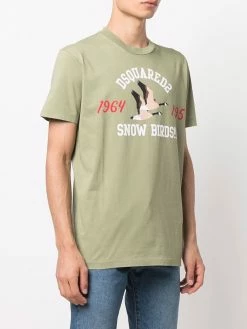 Dsquared2 t-shirt à slogan imprimé