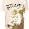 Dsquared2 t-shirt à effet taches de peinture