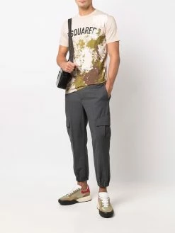 Dsquared2 t-shirt à effet taches de peinture