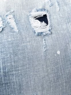 Dsquared2 jean court à effet usé