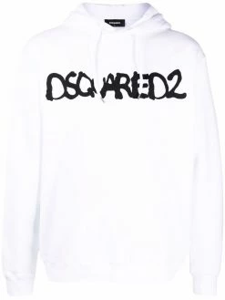 Dsquared2 hoodie à logo imprimé