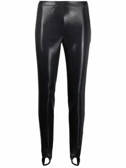 Dsquared2 legging fuseau en cuir artificiel