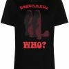 Qualité Fiable Dsquared2 T shirt à logo imprimé t-shirts & jerseys femme 2 Dsquared2 t-shirt à logo imprimé
