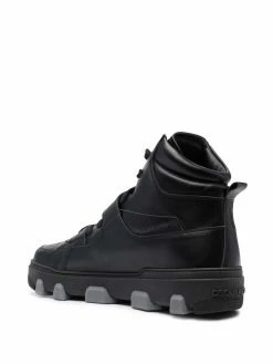 Soldes Dsquared2 Bottines à logo imprimé baskets montantes homme 8 Dsquared2 bottines à logo imprimé