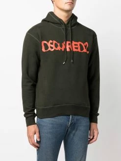 Dsquared2 hoodie à logo imprimé