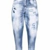 Dsquared2 jean fuselé à taille haute