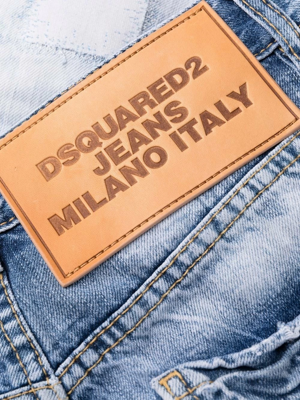 Dsquared2 Prix Légers Jean fuselé à taille haute jeans fuselés femme 9 Dsquared2 jean fuselé à taille haute