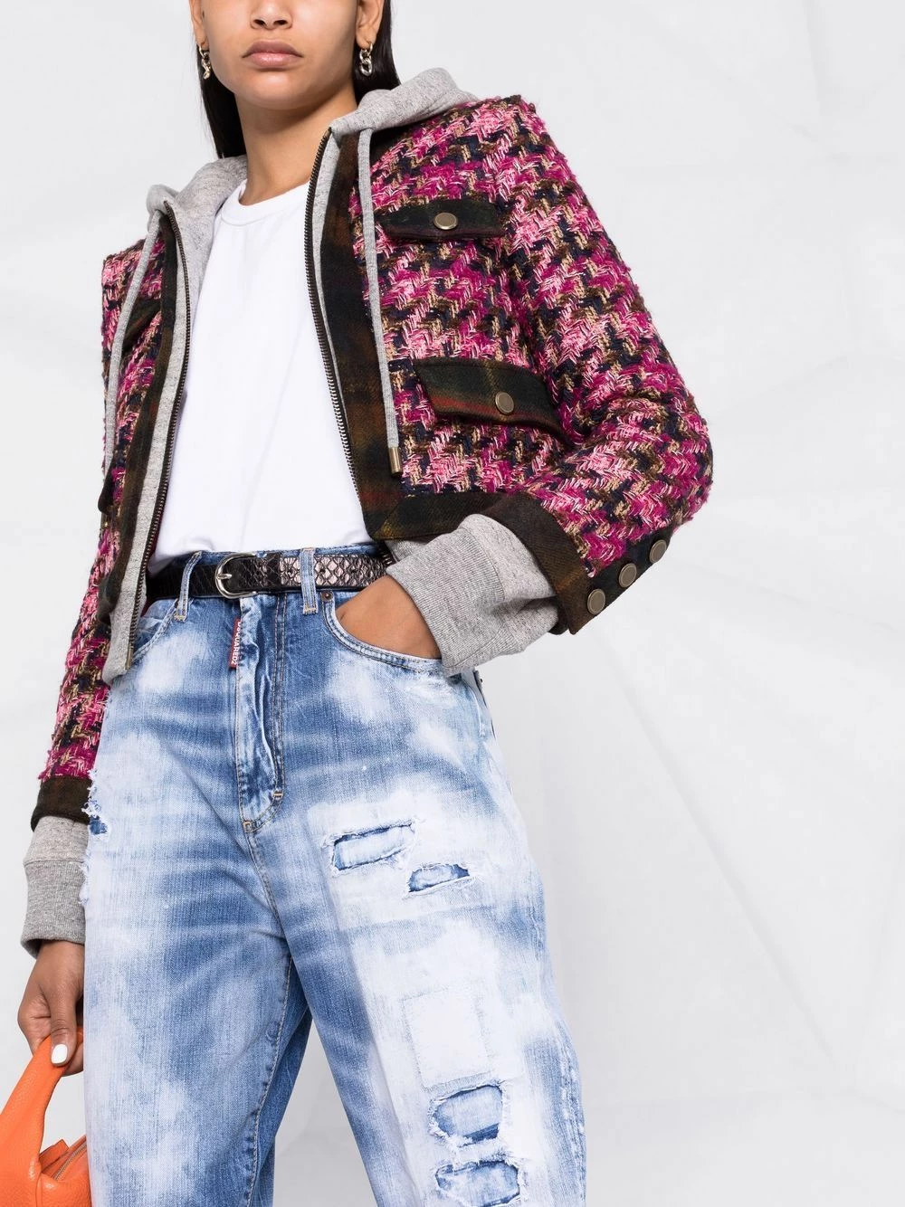 Dsquared2 Prix Légers Jean fuselé à taille haute jeans fuselés femme 7 Dsquared2 jean fuselé à taille haute