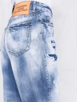 Dsquared2 Prix Légers Jean fuselé à taille haute jeans fuselés femme 12 Dsquared2 jean fuselé à taille haute