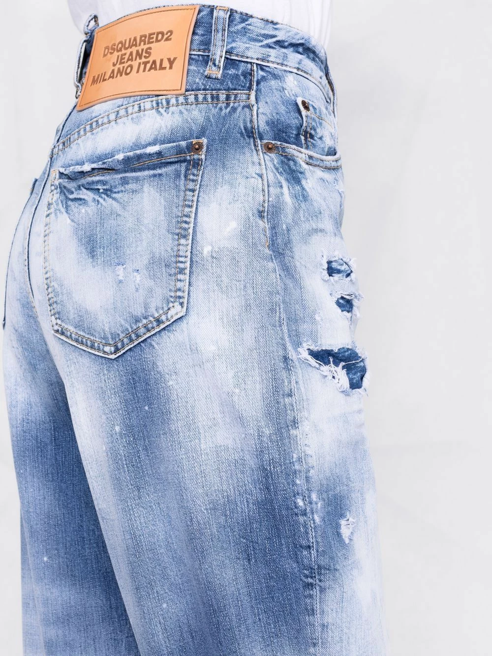 Dsquared2 Prix Légers Jean fuselé à taille haute jeans fuselés femme 5 Dsquared2 jean fuselé à taille haute