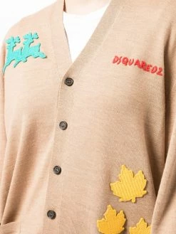 Dsquared2 cardigan à appliqués