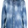 Dsquared2 chemise en jean à effet usé