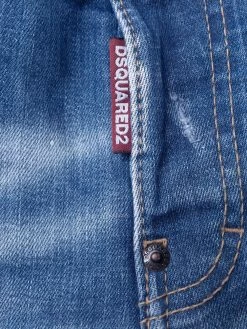 Dsquared2 jean à effet usé