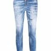 Dsquared2 jean à effet usé