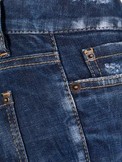 Dsquared2 Qualité Excellente Jean court à effet usé jeans skinny femme 15 Dsquared2 jean court à effet usé