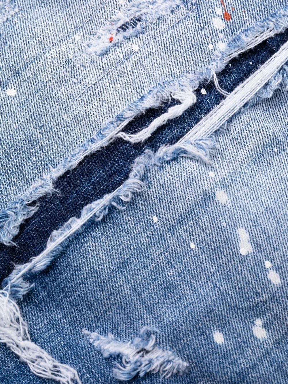 Prix Refroidis Dsquared2 Jean court à effet taches de peinture jeans courts femme 10 Dsquared2 jean court à effet taches de peinture