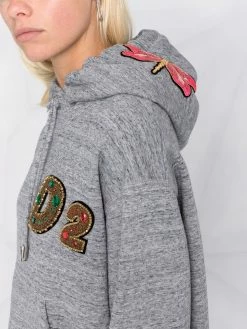Dsquared2 hoodie à patch logo
