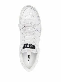 Dsquared2 baskets Icon en cuir